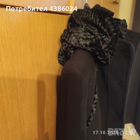 НОВО ДАМСКО ЛУКСОЗНО ПАЛТО ЧЕРНО ТУРСКО СУПЕР ЕВТИНО!, снимка 3 - Палта, манта - 52090604
