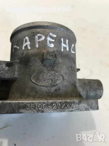 Дроселова клапа за KIA Carens 2.0 CRDi (2002-2006) 35100-27XXX, снимка 3 - Части - 53466981