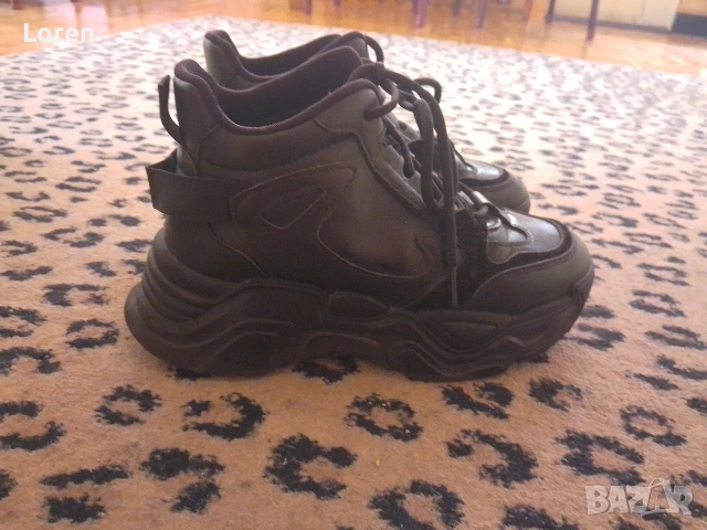 Черни маратонки само за фетиш, снимка 3 - Маратонки - 53443474