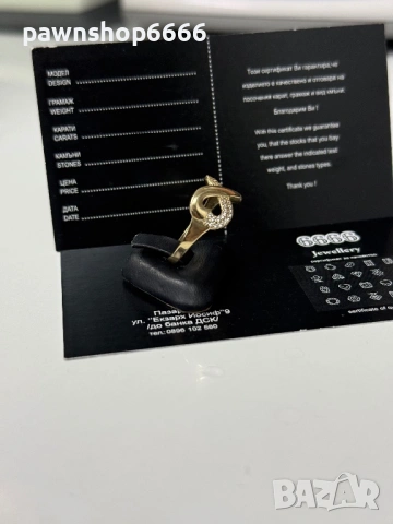 Златен пръстен 14К - 1,85 грама, снимка 5 - Пръстени - 54291451