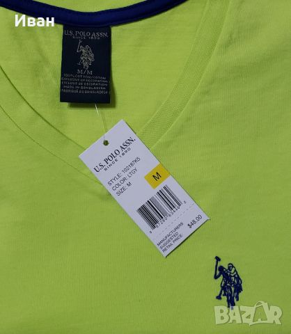 Нови оригинални фланелки U.S. Polo Assn.- 100% памук, размер - M, снимка 8 - Тениски - 46797605