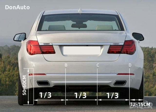 Парктроник с 4 датчика и LED дисплей, снимка 5 - Аксесоари и консумативи - 53135878