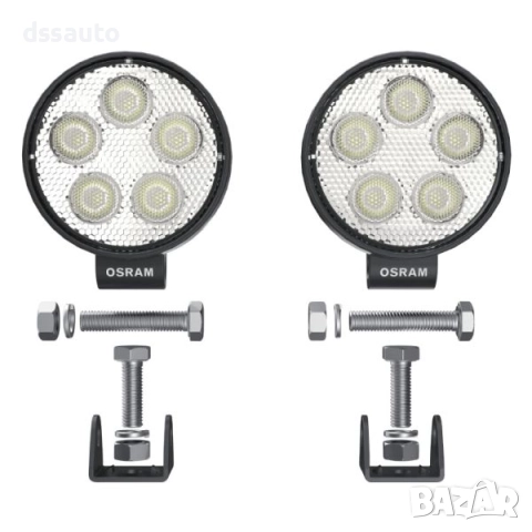 Комплект LED светлини OSRAM LEDriving ROUND VX70-SP 12/24V 550lm 6000K, снимка 4 - Аксесоари и консумативи - 52250895