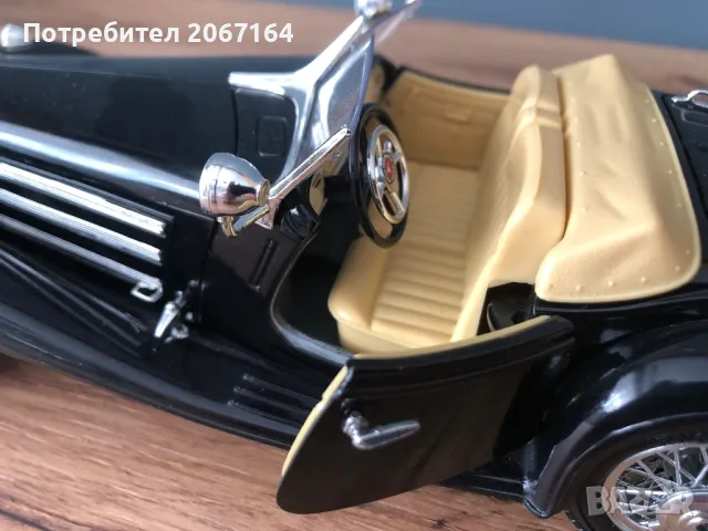 Модел на Mercedes 500 K Roadster , снимка 6 - Колекции - 48117904