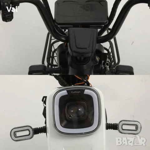 Електрически велосипед motor9 48V12AH – Максимална скорост 45 км/ч, 500W мотор, вакуумни гуми, снимка 10 - Велосипеди - 53664943