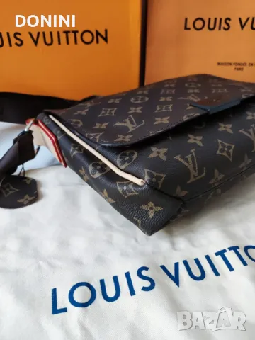 Мъжка чанта LOUIS VUITTON, кожа, снимка 6 - Чанти - 49213182