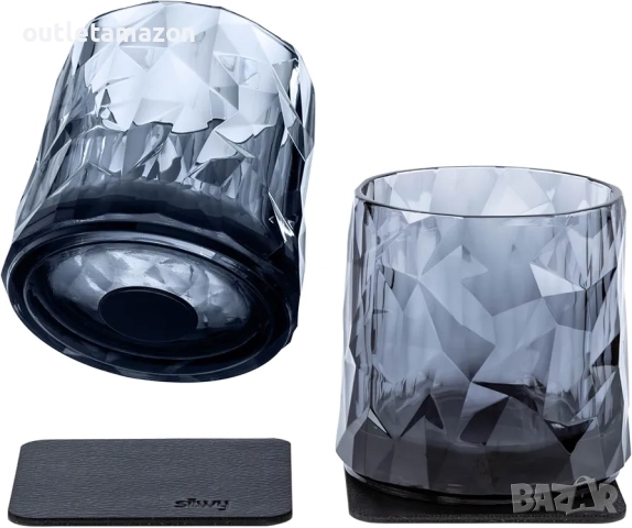 Silwy® Високотехнологични пластмасови магнитни чаши с метални нано гел подложки 