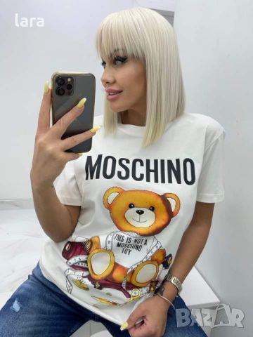 дамска тениска moshcino, снимка 2 - Тениски - 45962554