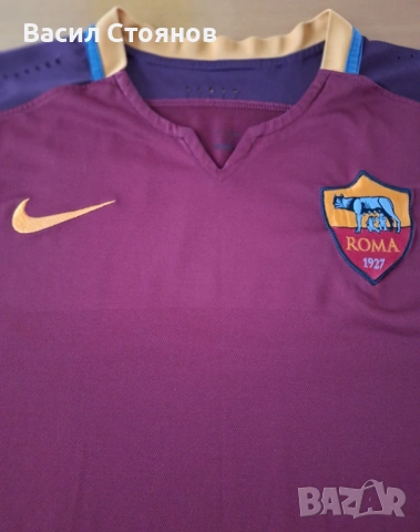 Рома / Roma A.S. Nike 2015-16 Home Jersey #10 TOTTI, снимка 3 - Фен артикули - 50822896