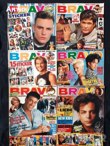 Колекция Стари Немски Списания BRAVO / POPCORN 175 Броя 1990 - 1994 год., снимка 6 - Колекции - 53142456