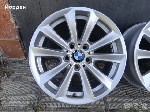 ОРИГИНАЛНИ джанти 17 ' цола 5x120 BMW / БМВ ЕТ30 8J + датчици F10 F11 E90 E91, снимка 8 - Гуми и джанти - 54221646