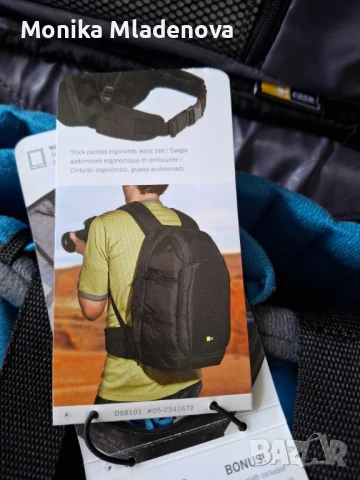 CASE LOGIC Luminosity DSB-101 - черна раница за фотоапарат, снимка 11 - Чанти, стативи, аксесоари - 50446561