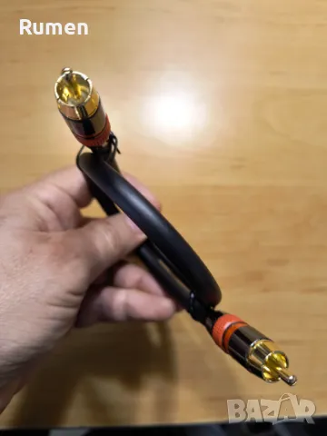 Коаксиален цифров аудио кабел / Coaxial Digital Audio Cable, снимка 2 - Ресийвъри, усилватели, смесителни пултове - 47264586