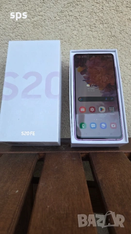 📱 Samsung Galaxy S20 FE 128GB – Cloud Lavender – ЧИСТО НОВ, снимка 2 - Samsung - 54012256