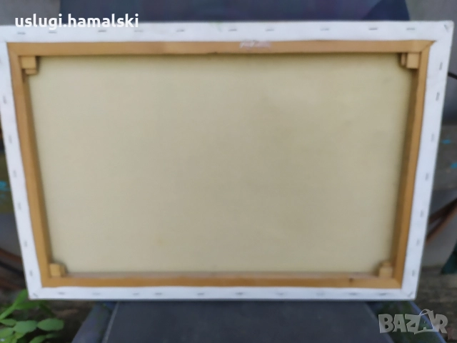 Картина платно/масло, снимка 4 - Антикварни и старинни предмети - 52637113