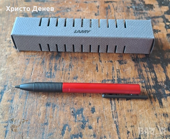 механичен молив Лами Lamy Tipo 0.7 мм графит червен рядък модел