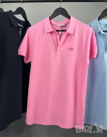 Lacoste мъжка тениска с яка 6  цвята , снимка 6 - Тениски - 40371630