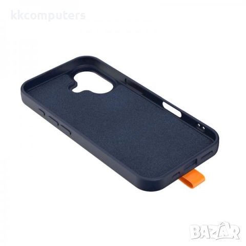 Калъф силикон Loop Thin MagSafe / Тъмносин / за Samsung A17 Баркод : 3133258, снимка 3 - Резервни части за телефони - 52482487
