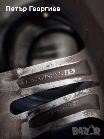 АЛУМИНИЕВИ ДЖАНТИ МЕРЦЕДЕС АУДИ ШКОДА ФОЛСВАГЕН/ -5x112х66.6-17цола, снимка 6 - Гуми и джанти - 52557512