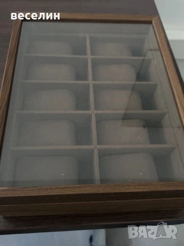 ЛУКСОЗНА ДЪРВЕНА КУТИЯ ЗА 10 ЧАСОВНИКА, снимка 5 - Други - 53974120