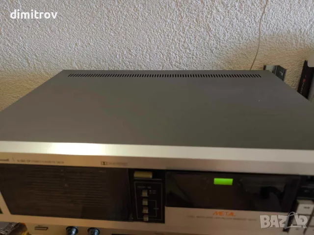 Sherwood S-150 CP Silver Metal Stereo Cassette Tape Deck+Tuner, снимка 4 - Декове - 49622335