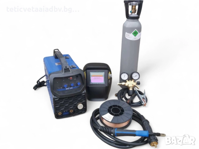 2025 230А МАХ Комлект Електрожен + Телоподаващо с шланг 4м