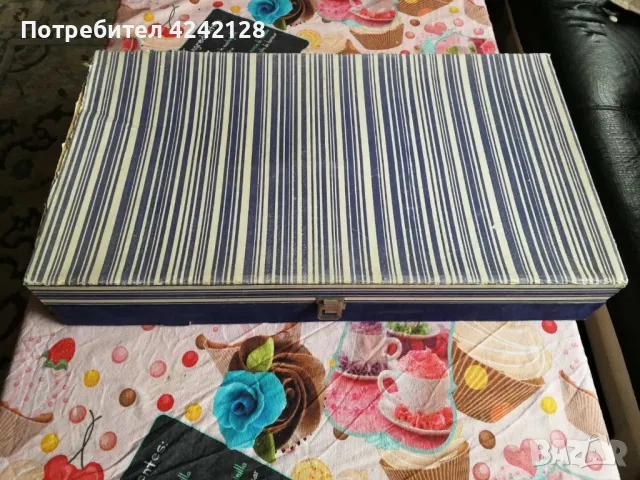 Италиански посребрен порцеланов сервиз от 70те 