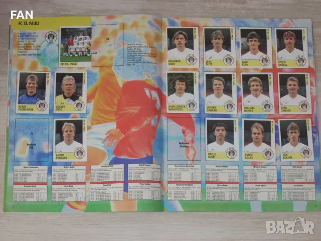  Оригинален стикер албум ПАНИНИ - PANINI FUSSBALL 89 Бундеслига сезон 1989/90 частично попълнен, снимка 6 - Фен артикули - 46988507