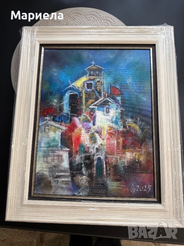 Картина,маслени бои,цена22 евро.