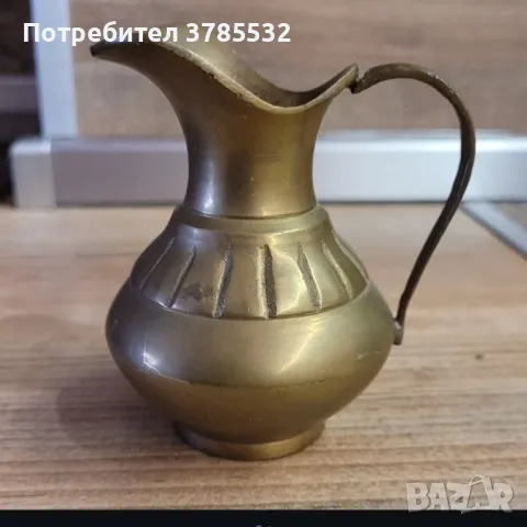 месингова кана, снимка 1 - Антикварни и старинни предмети - 49092910