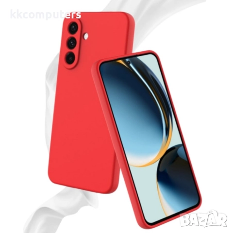 Силиконов кейс bSmart Silicone Soft Cover и Протектор За Samsung Galaxy A56