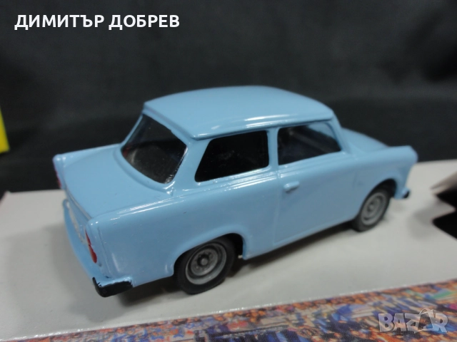 1/43 СТАРА РЕТРО МЕТАЛНА КОЛИЧКА МАЩАБЕН МОДЕЛ TRABANT 601 VITESSE PORTUGAL, снимка 6 - Колекции - 52825541