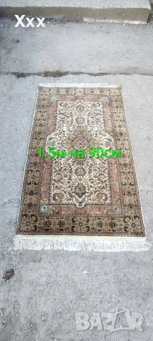 Ръчно тъкана вълнена персийска пътека.Иран(isfahan).Антика за ценители.