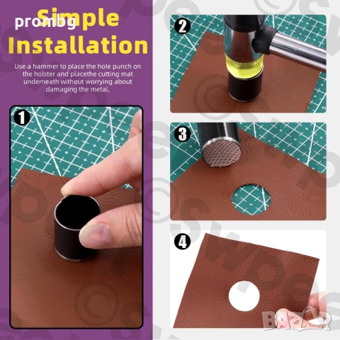 листови замби, листова замба за кожа 52 модела, кожарски, сарашки, снимка 5 - Други инструменти - 30587080