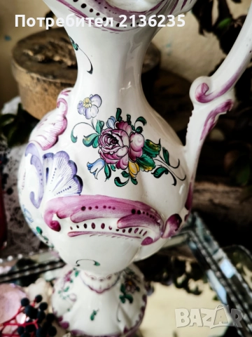 Порцеланова кана/ ваза, снимка 4 - Антикварни и старинни предмети - 51955876