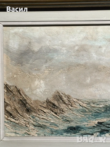 Картина масло кораб, снимка 6 - Картини - 54246357