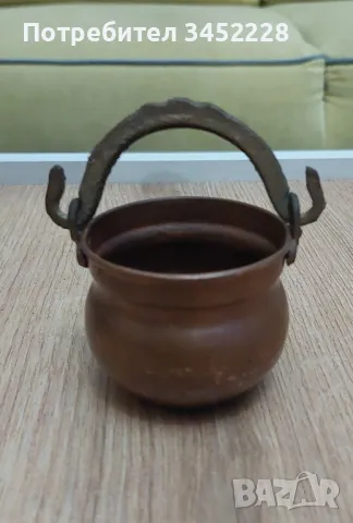 бакърче медно малко за ценители , снимка 2 - Антикварни и старинни предмети - 49509259