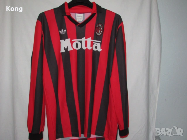 винтидж фланелка Адидас AC Milan Adidas Италия Diadora Leeds Милан Левски Лийдс футболна тениска , снимка 2 - Футбол - 53683430