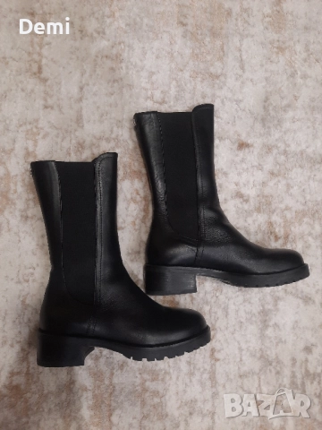 Черни боти ботуши Patrizia Pepe , снимка 2 - Дамски боти - 52025307