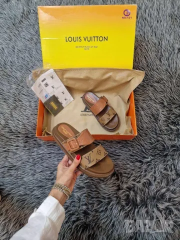 дамски чехли louis vuitton , снимка 1 - Чехли - 46936116