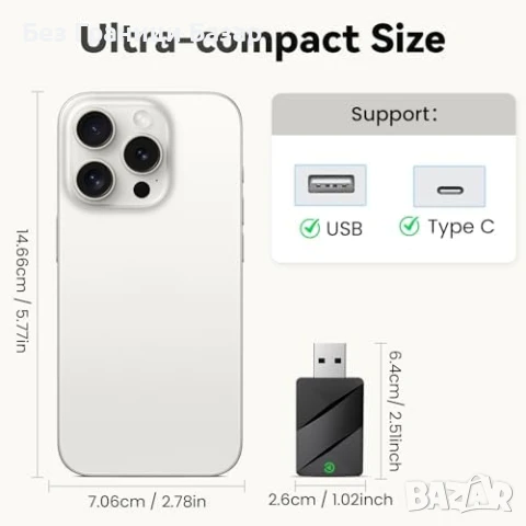 Нов VORTNEXUS M1 Безжичен CarPlay Конвертор за Колата – iOS 10+ адаптер, снимка 2 - Друга електроника - 50555522