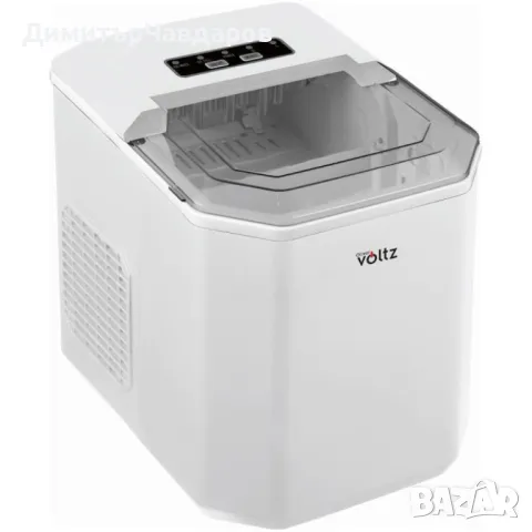 Ледогенератор Voltz, 100W~120W, 12кг./24ч., 1.3л., Черен или бял, снимка 2 - Други - 50106788
