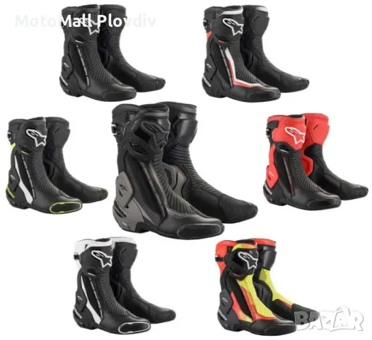 Ботуши Alpinestars SMX PLUS V2 мото мотор писта турър, снимка 2 - Аксесоари и консумативи - 49271667