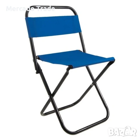 Сгъваемо къмпинг столче Mercado Trade, Син цвят