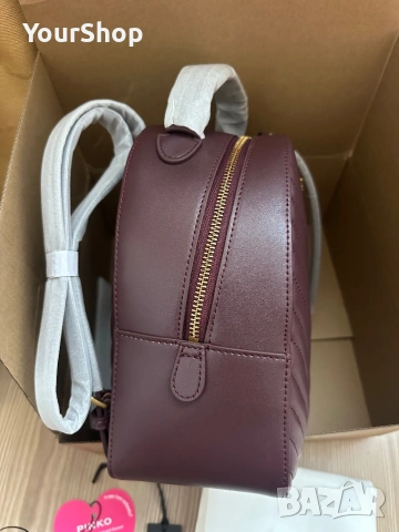 Раница PINKO чисто нова в цвят бордо, снимка 4 - Раници - 54061318