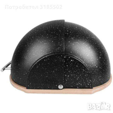 Кутия за съхранение на хляб с дървена дъска,Външни размери: 37х26.5х20 см, снимка 6 - Кутии за храна - 51392750