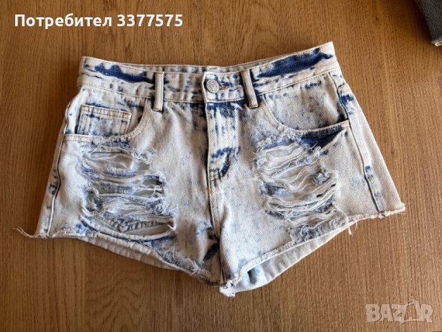 Къси скъсани дънки, снимка 1 - Къси панталони и бермуди - 45197917