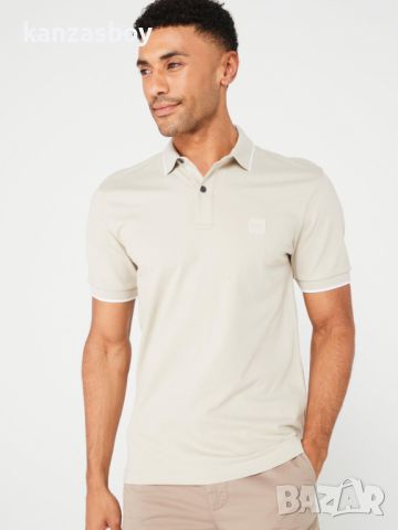 BOSS Passertip Slim Fit Short Sleeve Polo Shirt - страхотна мъжка тениска 3ХЛ, снимка 1 - Тениски - 46501635