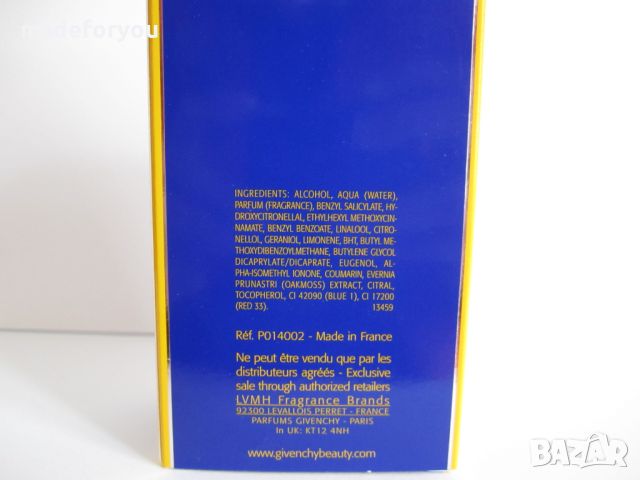 Парфюм нов оригинален Givenchy Insense Ultramarine 100 ml, снимка 3 - Мъжки парфюми - 45744825