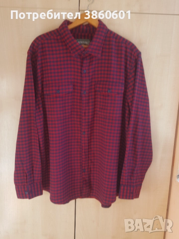 Спортна мъжка риза с дълъг ръкав , 2X L